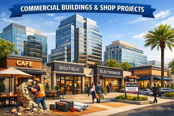 Commercial buildings